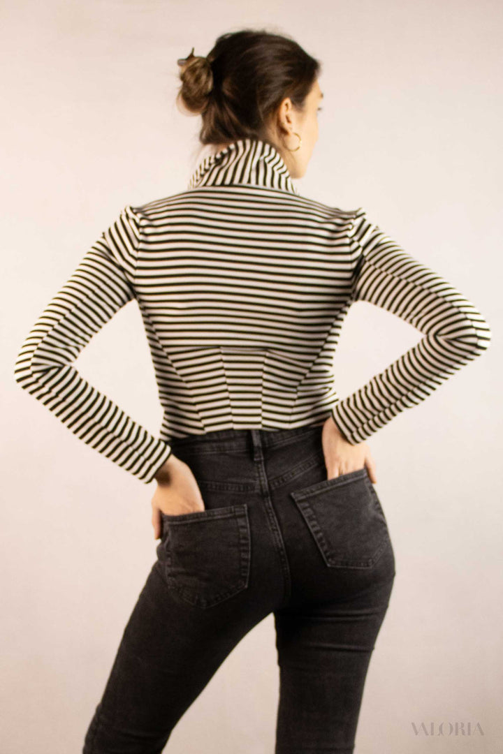 Unique Asymmetric Crop Top