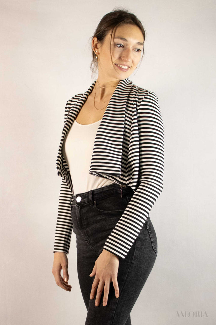 Unique Asymmetric Crop Top