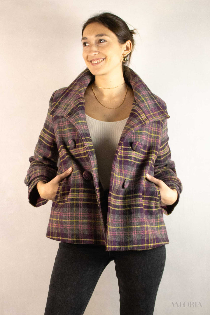 Glencheck Wool Jacket