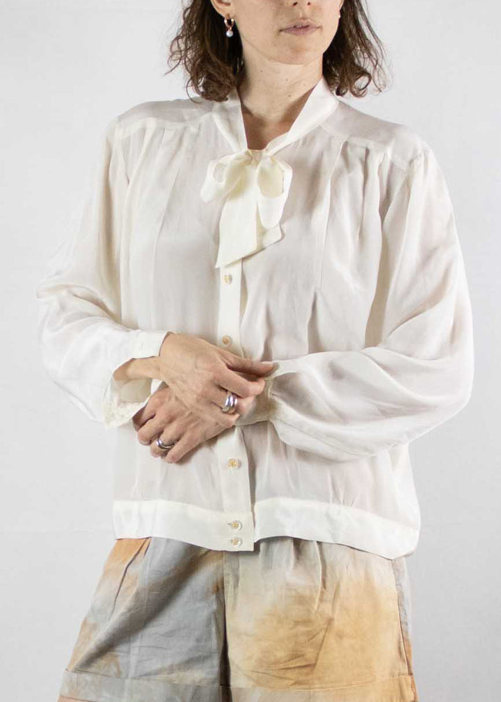 Creamy Dreamy Silk Blouse