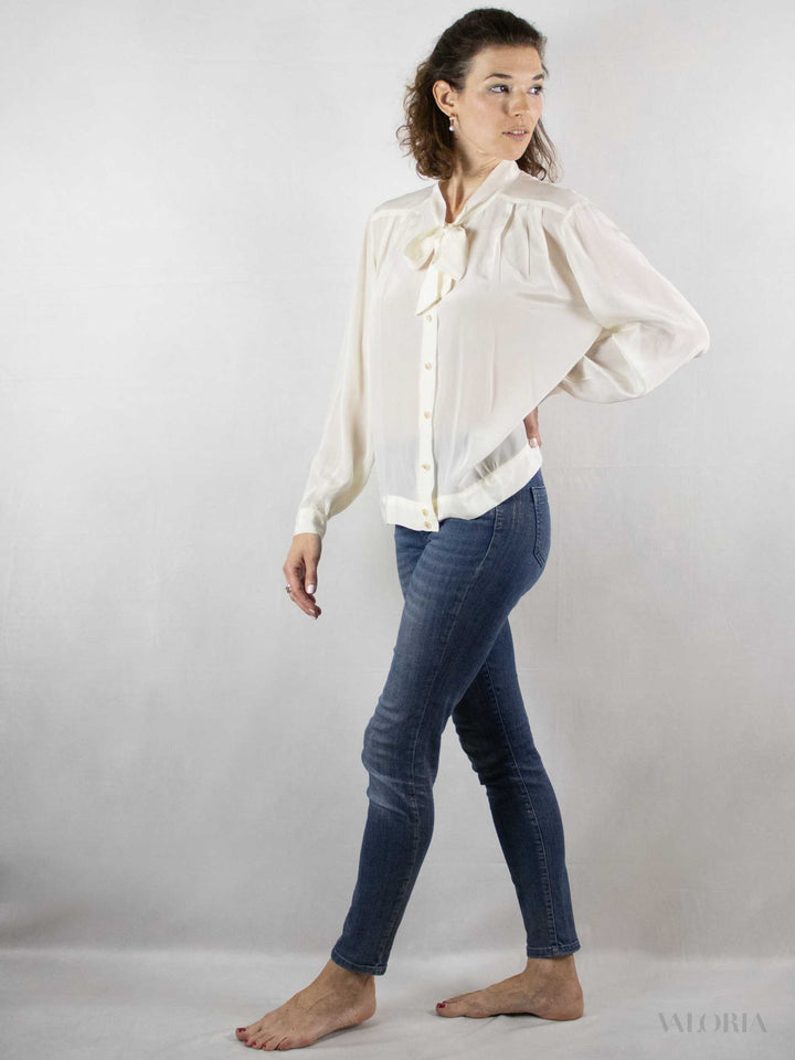 Creamy Dreamy Silk Blouse