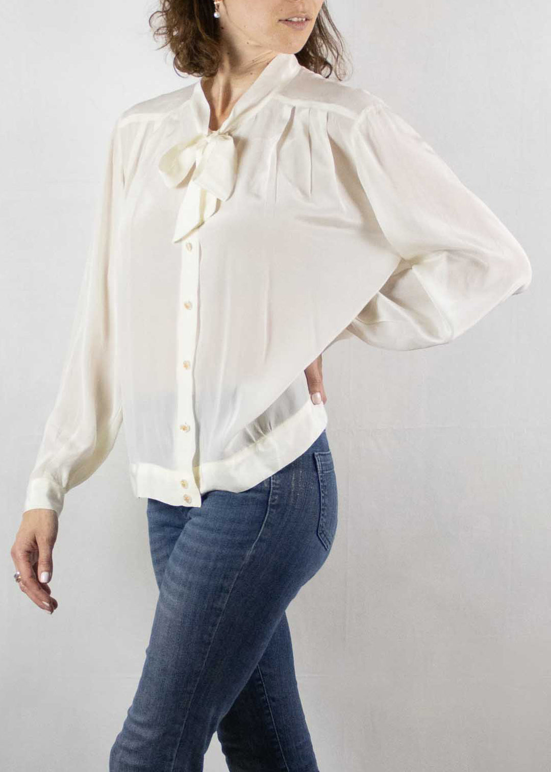 Creamy Dreamy Silk Blouse