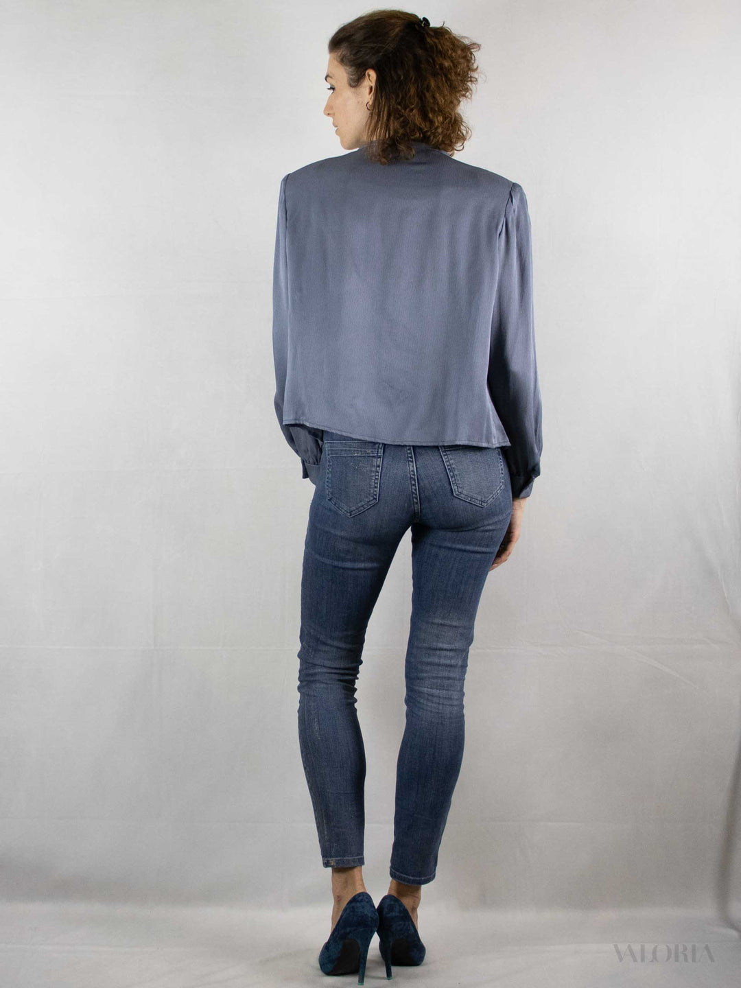 Grey is the new Black - Silk Blouse