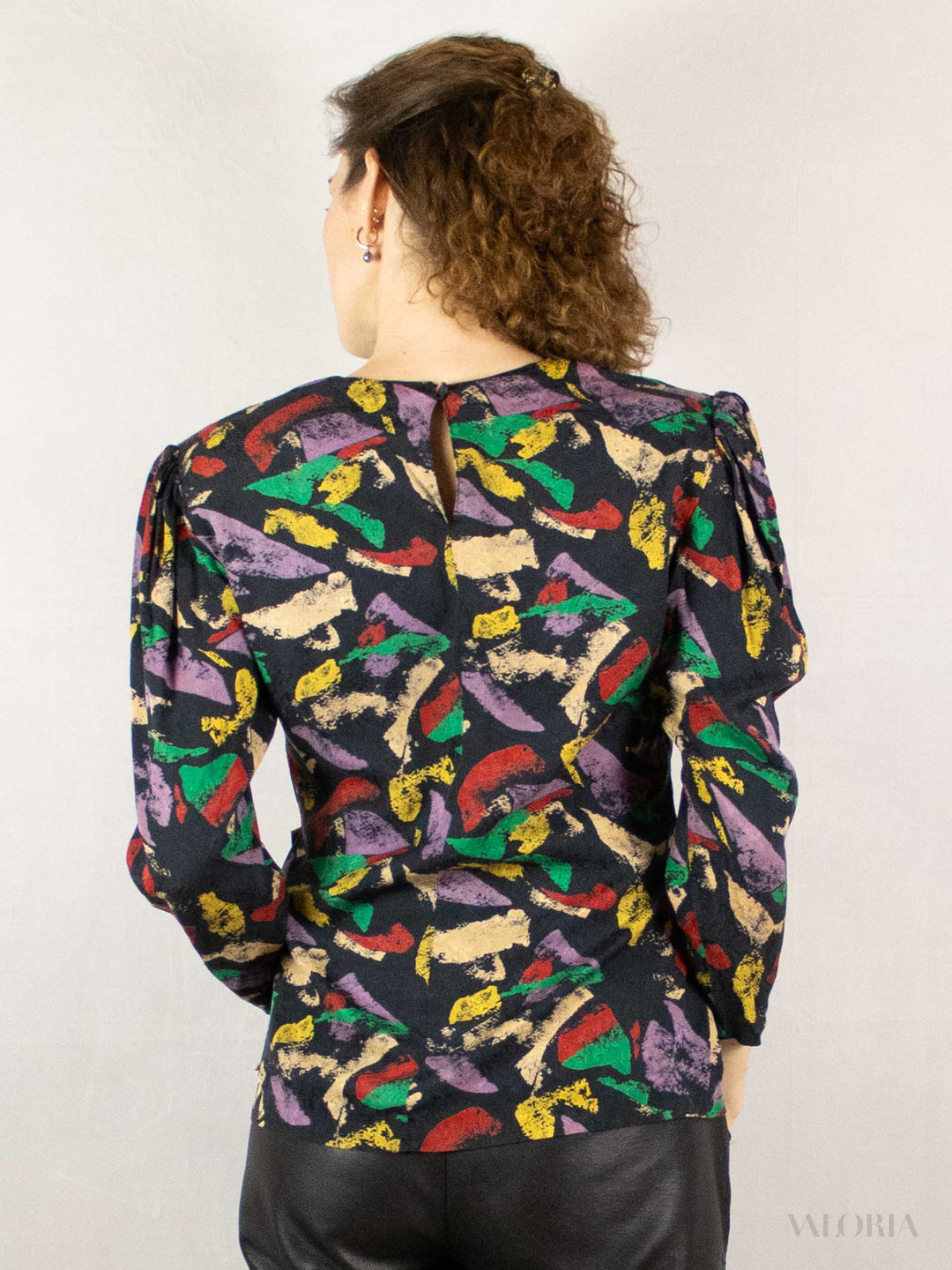 70s Asymmetric Wrap Top