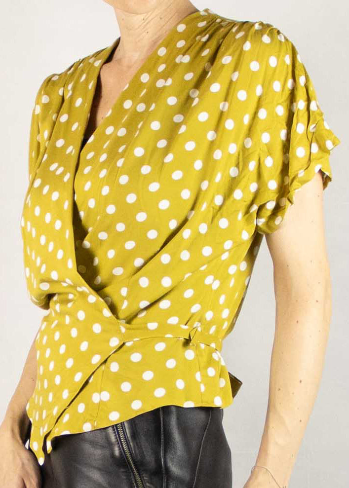 Let's Twist Again - Wrap Blouse