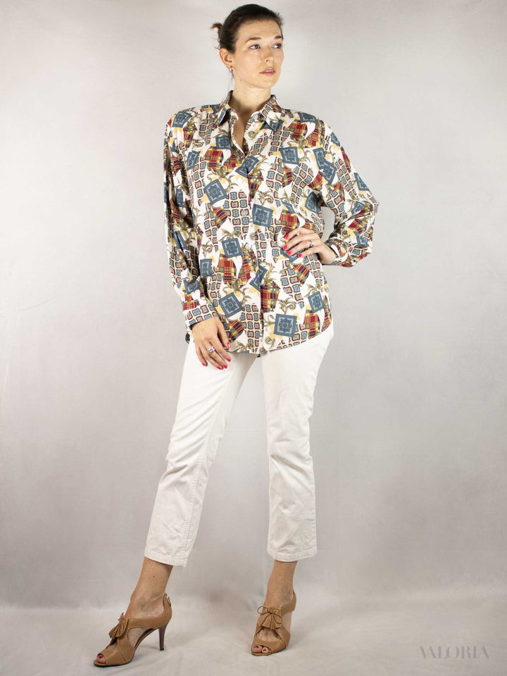 Beautiful 80s Viscose Shirt