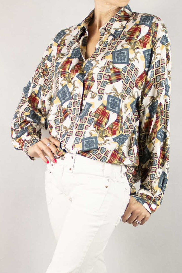 Beautiful 80s Viscose Shirt