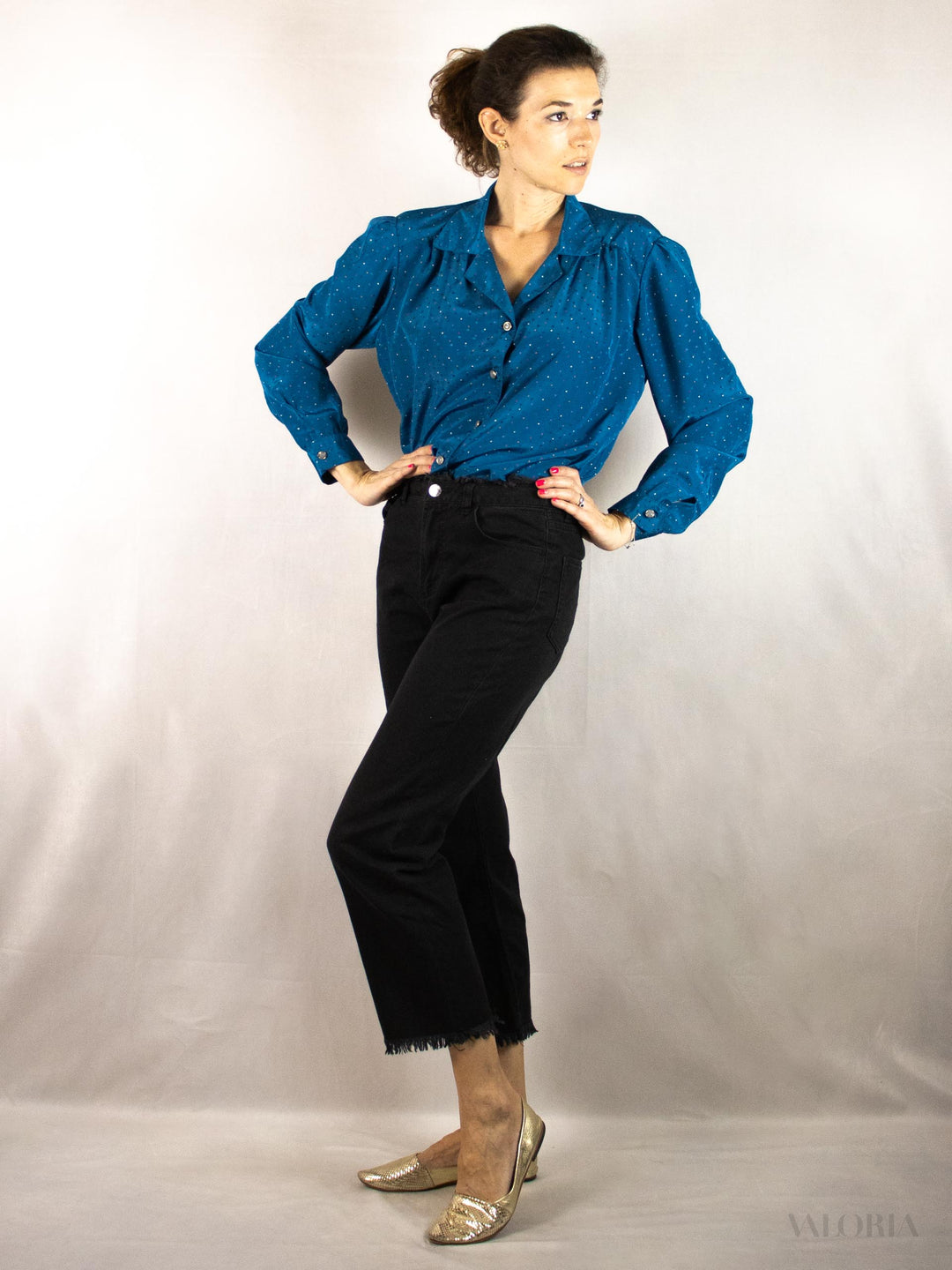 Silky Vintage Blouse