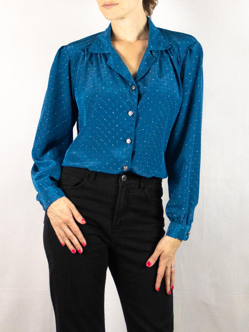 Silky Vintage Blouse