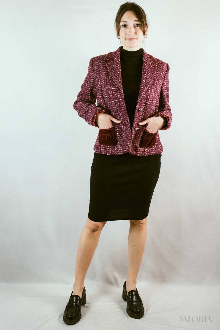 Luisa Spagnoli - Cute Vintage Bouclé Blazer