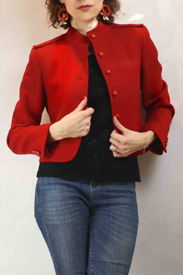 Lady in Red Jacket