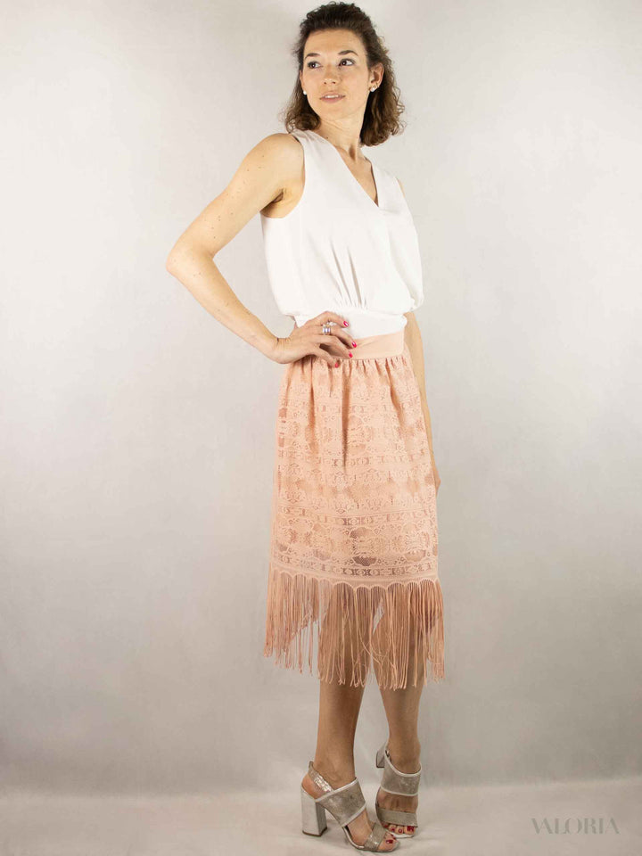 Playful Fringe Skirt