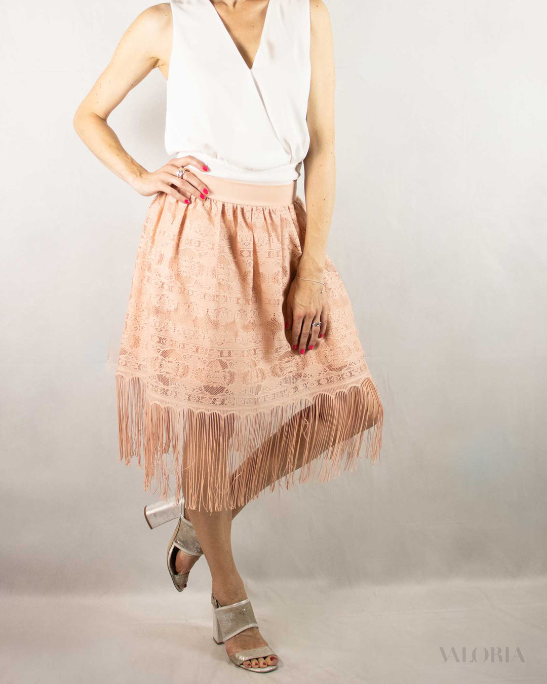 Playful Fringe Skirt