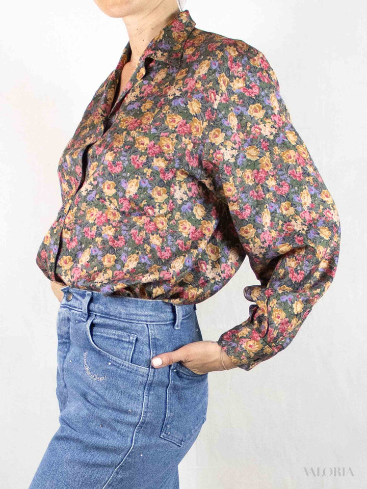 Call me Rosie - Vintage Silk blouse