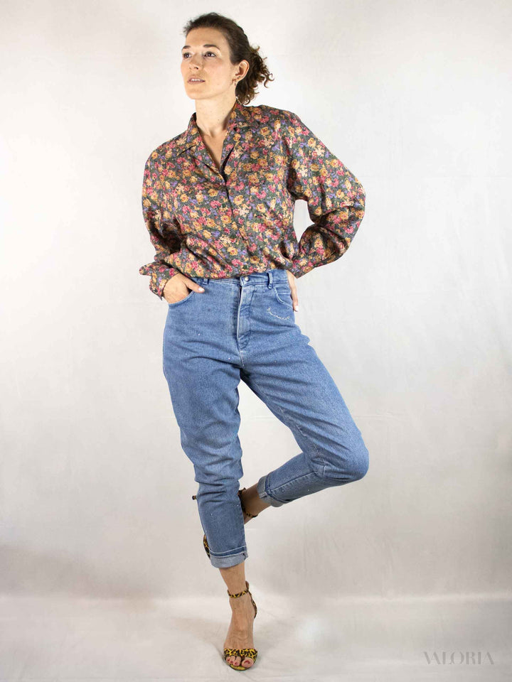 Call me Rosie - Vintage Silk blouse