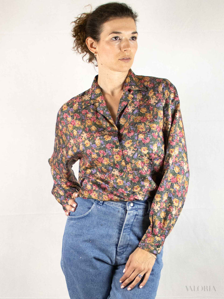 Call me Rosie - Vintage Silk blouse