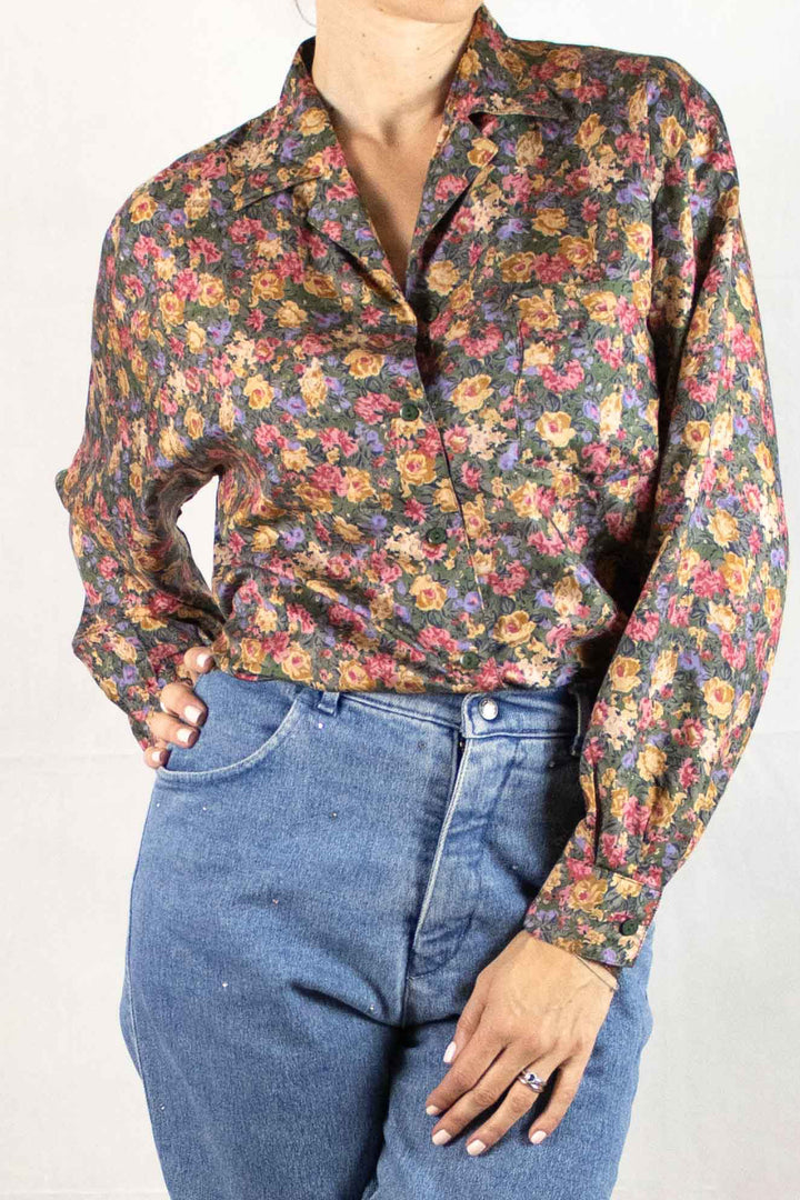 Call me Rosie - Vintage Silk blouse