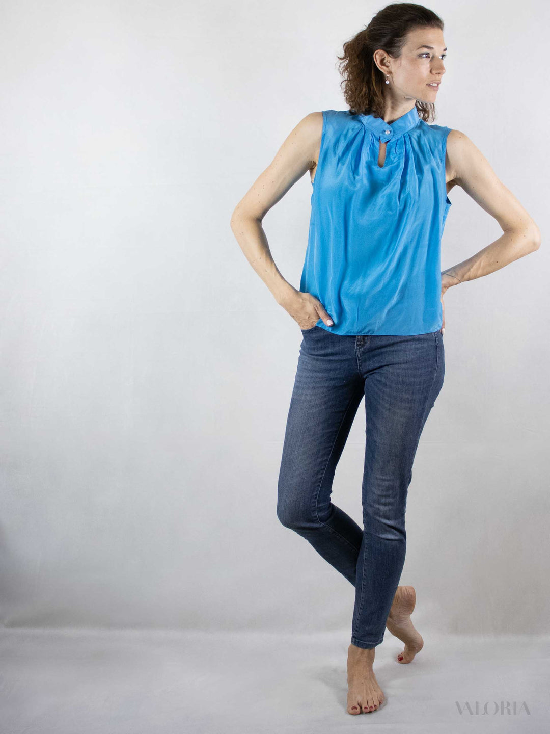 Pearl Diver - Silk Top