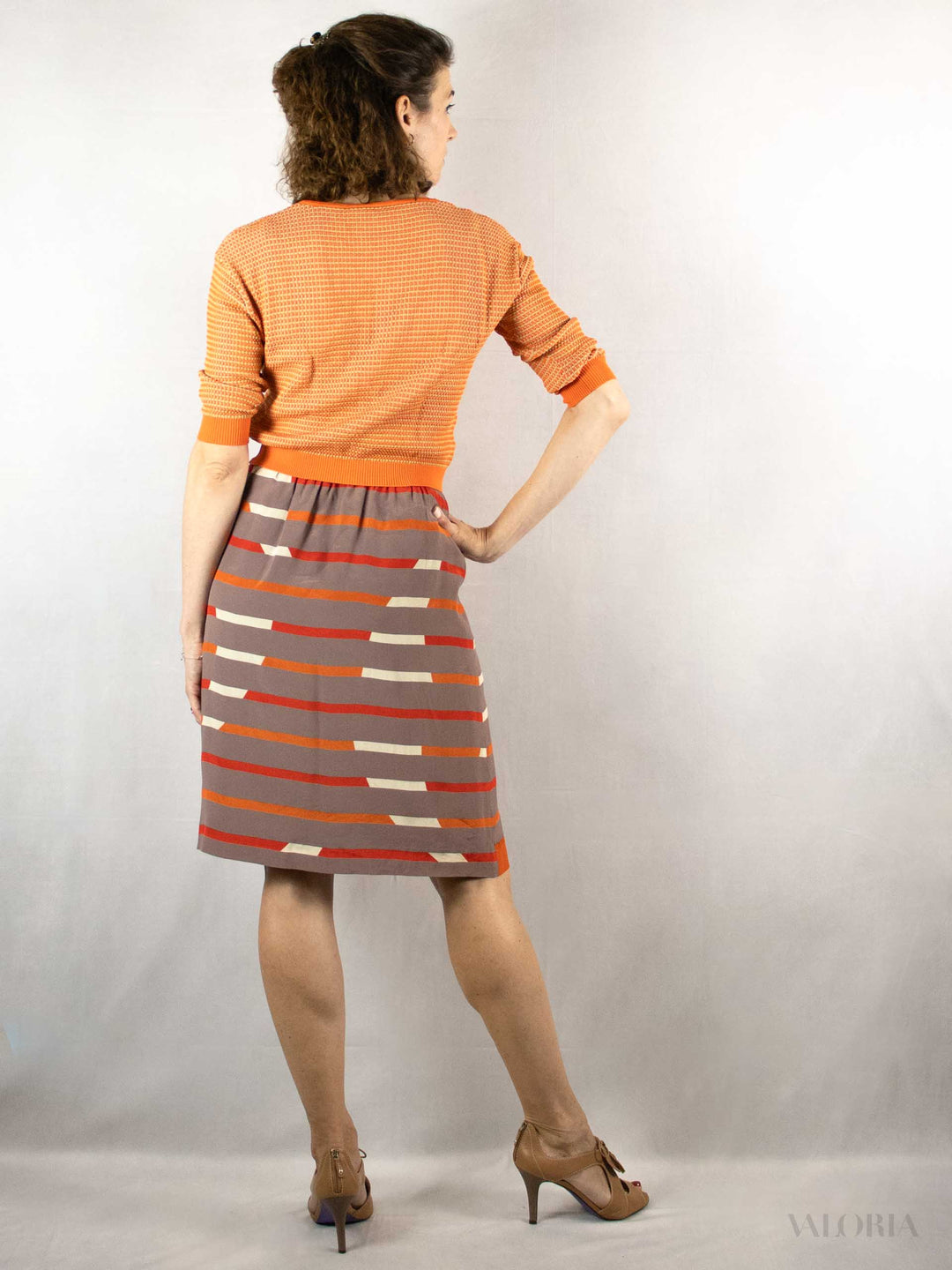 Unique Vintage Wrap Skirt