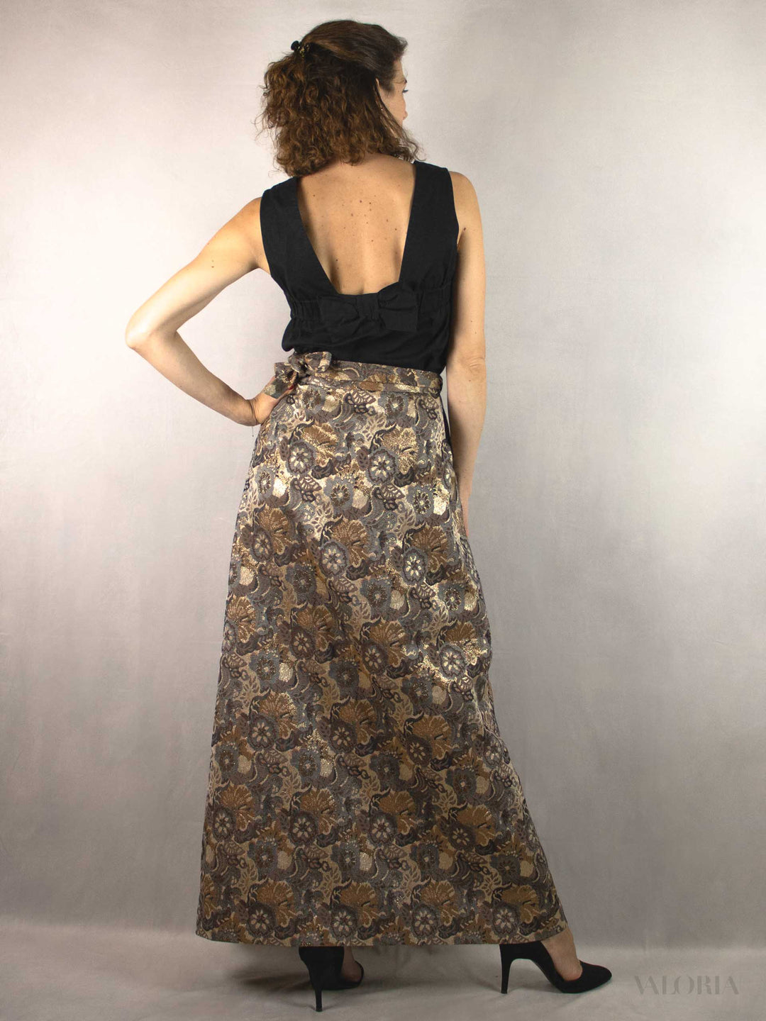 Unique Brocade Wrap Skirt