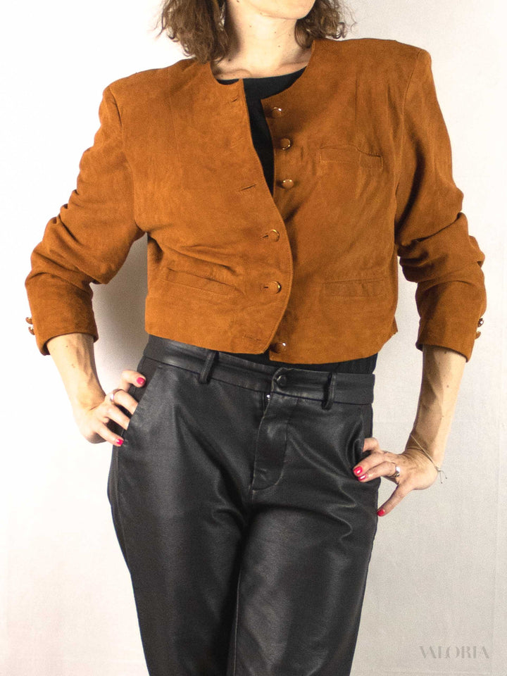 Catch The Fox! - 80s Suede Style Jacket