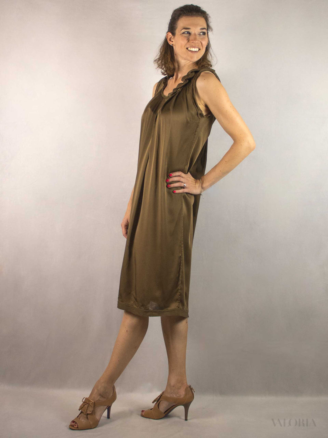 Y2K Silk Dress - Unique Find!