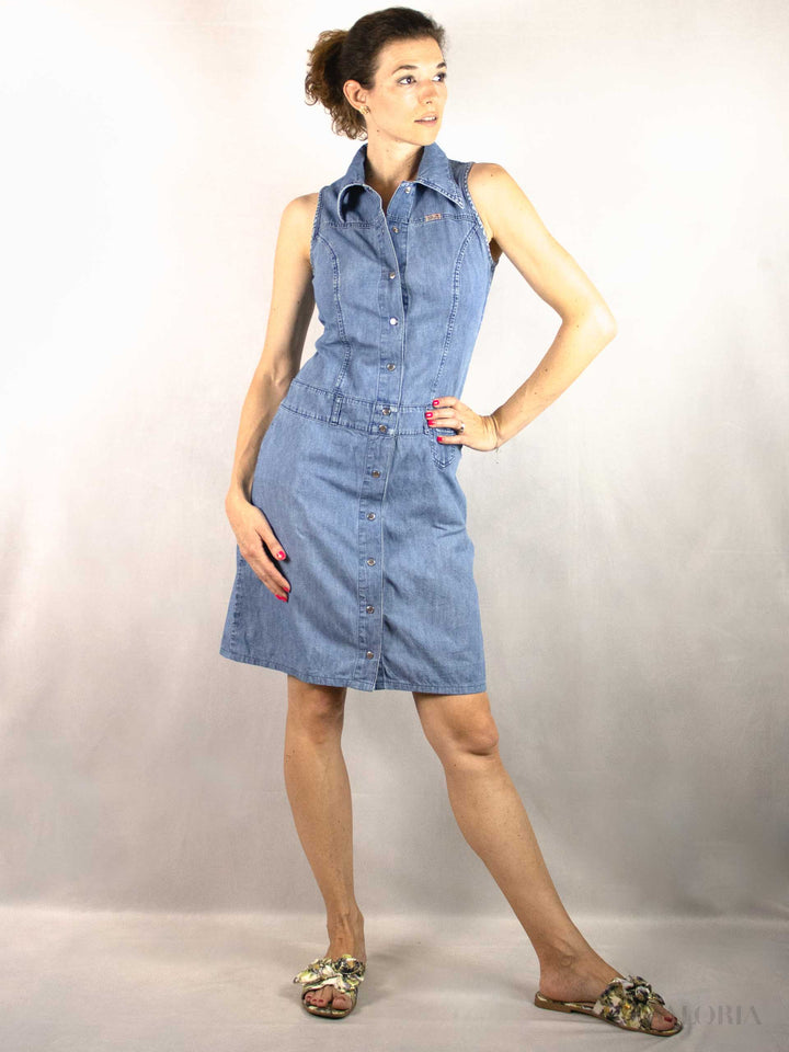 Y2K Miss Sixty Denim Dress - Like New!