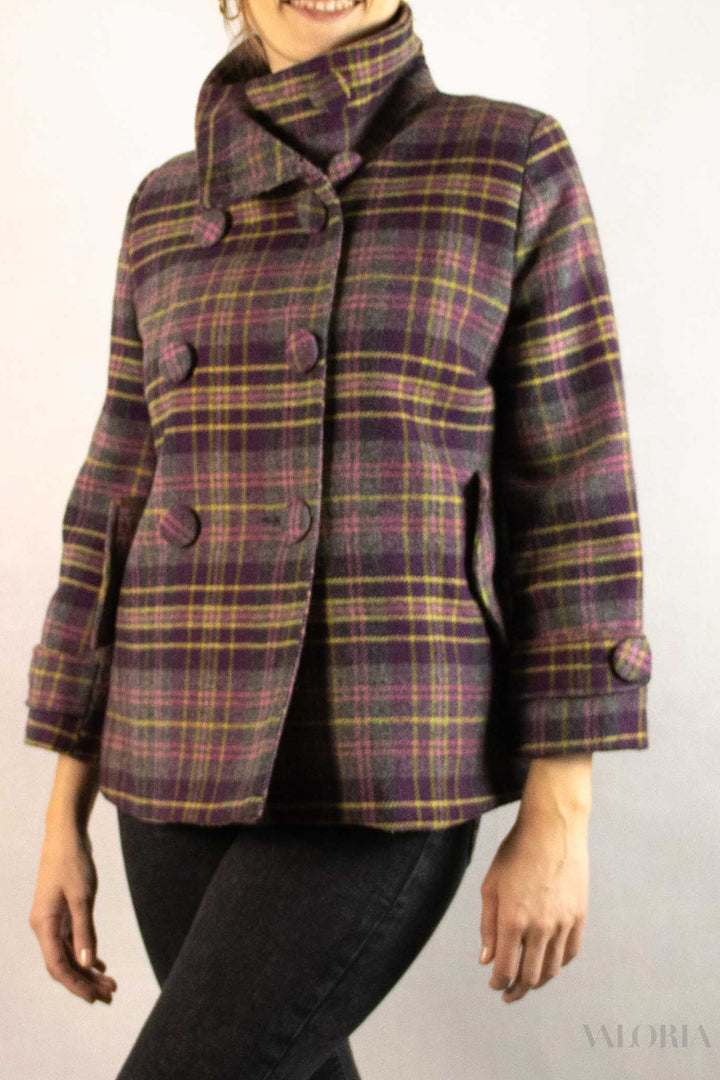 Glencheck Wool Jacket