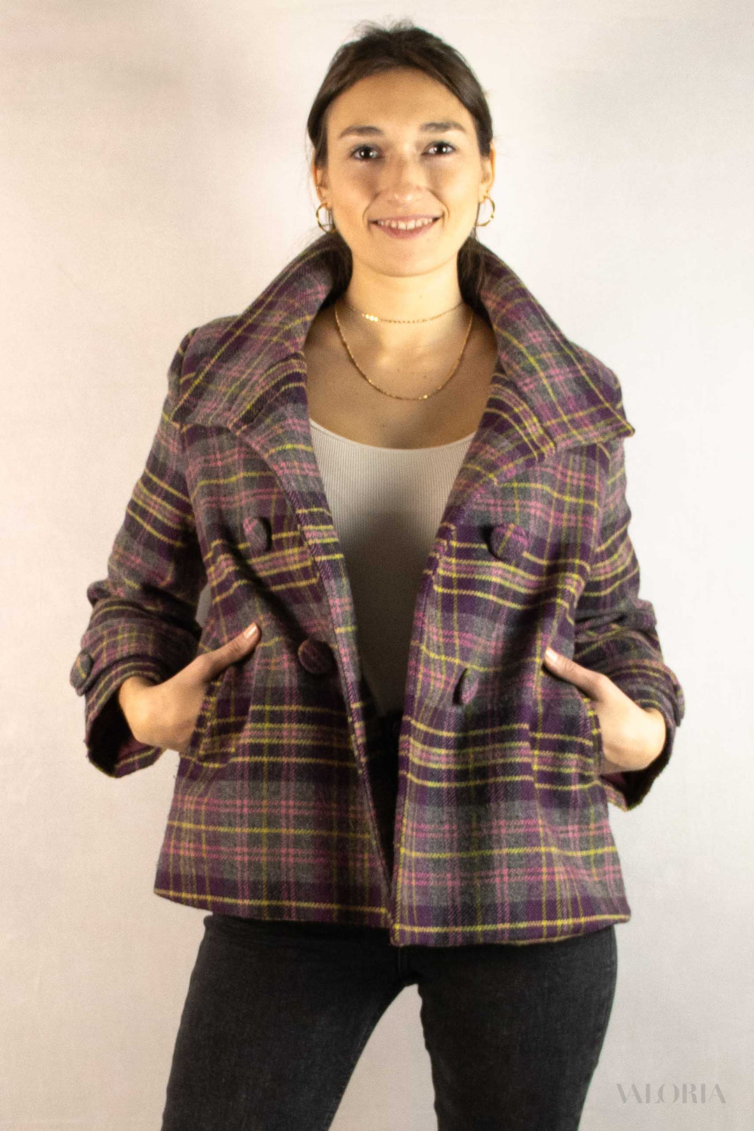 Glencheck Wool Jacket