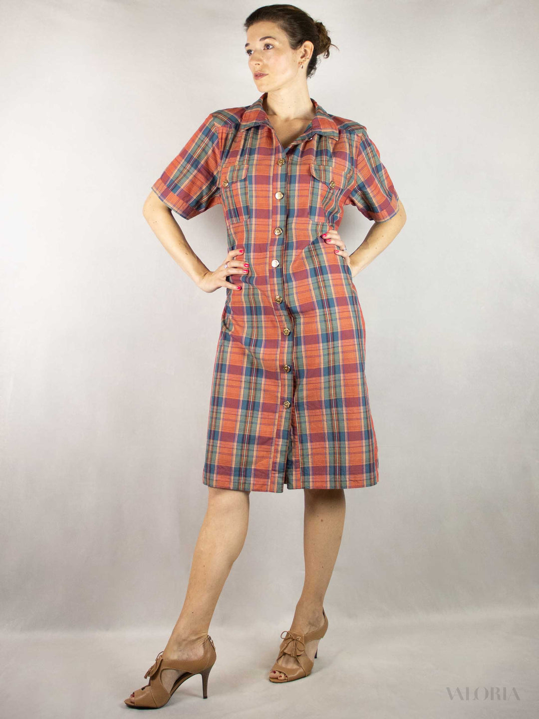 RL-Style Cotton Shirt Dress