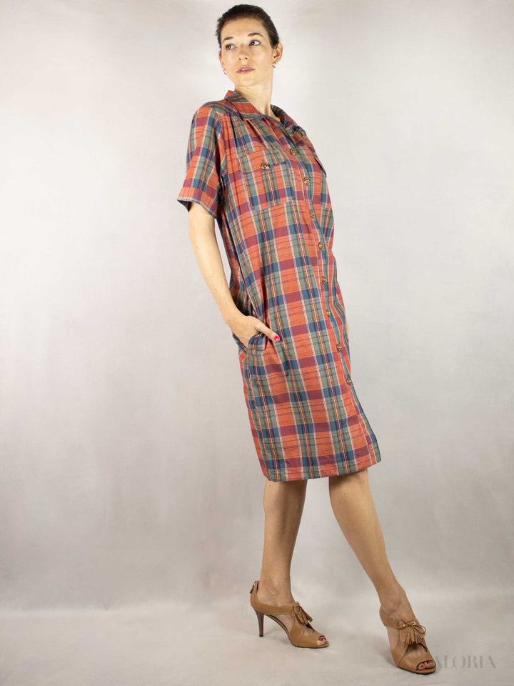 RL-Style Cotton Shirt Dress