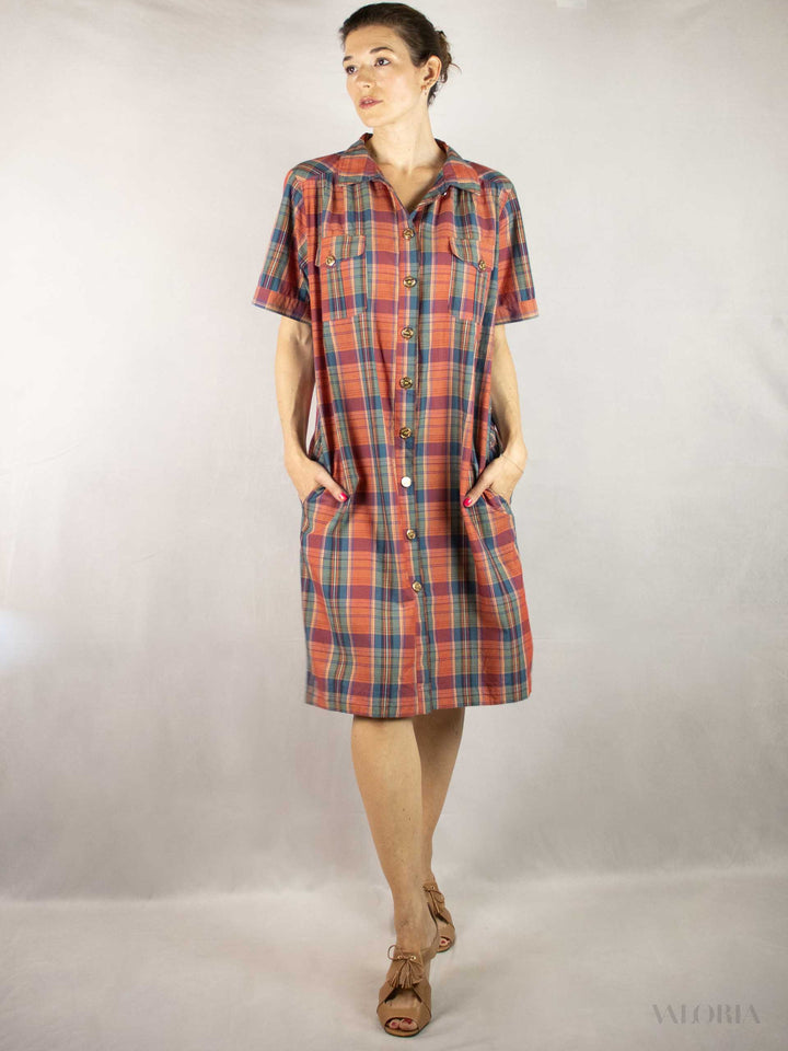 RL-Style Cotton Shirt Dress